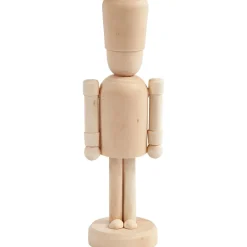 Jul|Tegne- & Malegrej<Creativ Company Nøddeknækker i træ - H: 18 cm