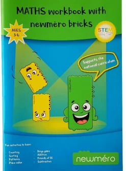 Stem Læringslegetøj|Skolesjov<newméro talbrikker opgavehæfte, 3-6 år