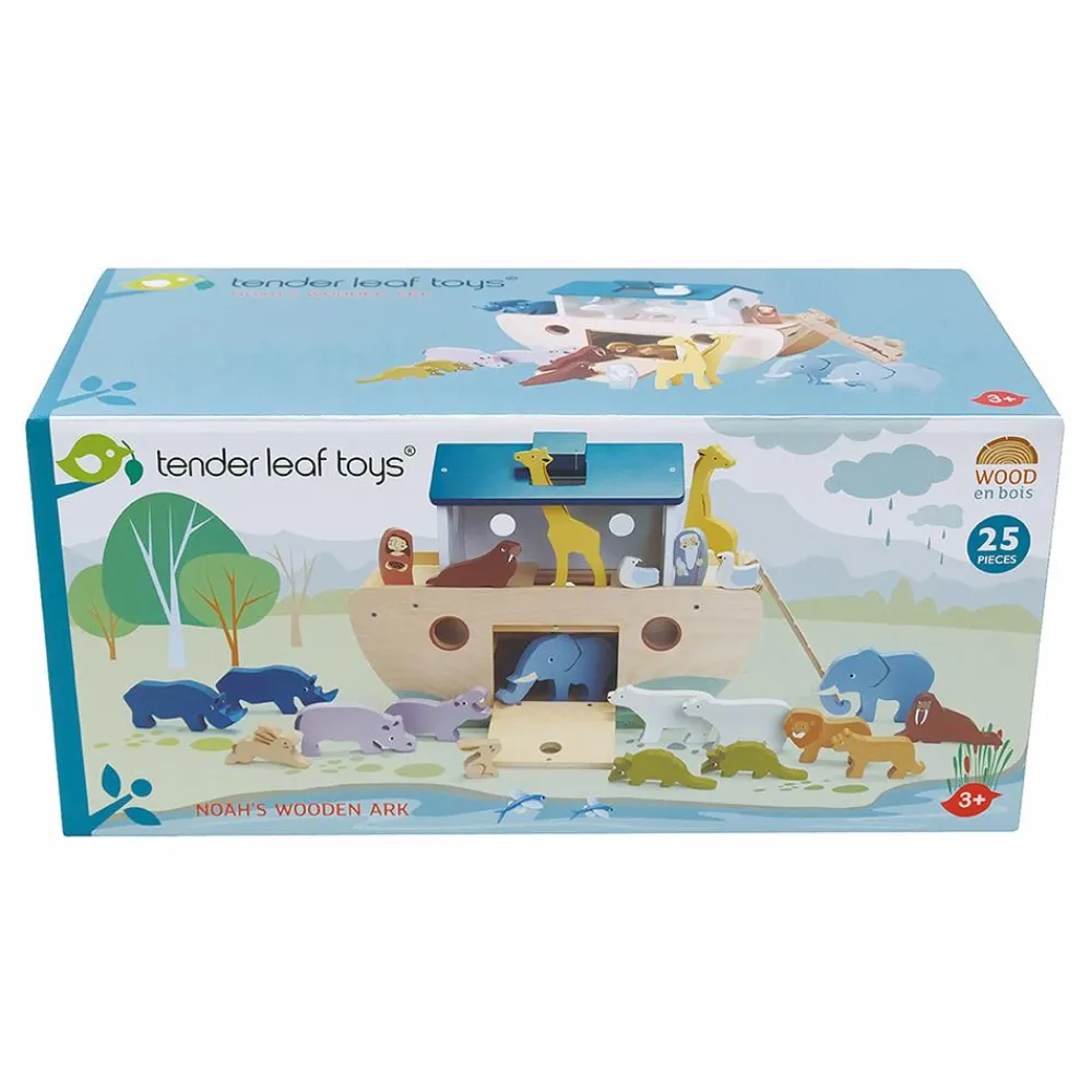 Trælegetøj|Dyrefigurer<Tender Leaf Noahs Ark - Inkl 10 dyrepar