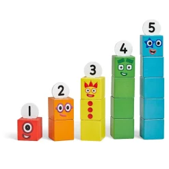 Skolesjov|Matematik & Leg<Learning Resources Numberblocks - Fem gode venner (af træ)