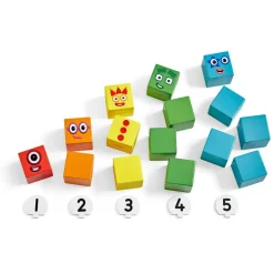 Skolesjov|Matematik & Leg<Learning Resources Numberblocks - Fem gode venner (af træ)