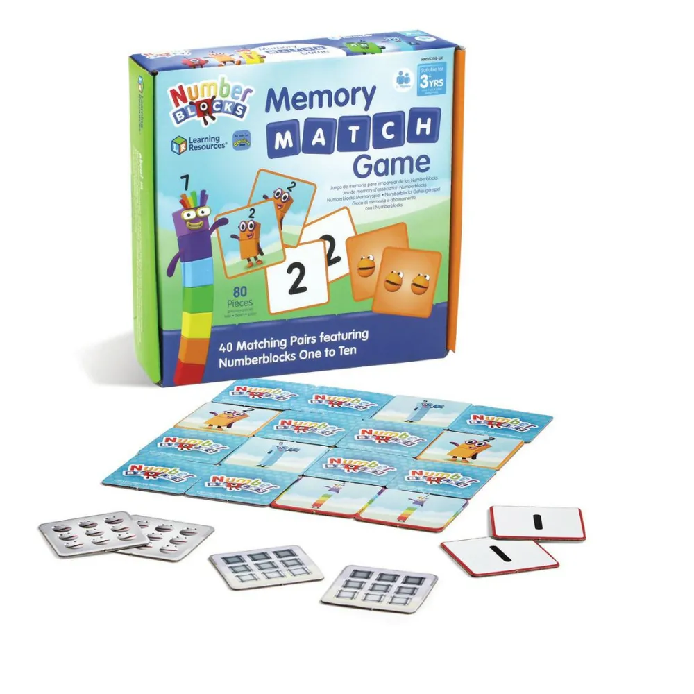 Logik & Talforståelse|Skolesjov<Learning Resources Numberblocks - Huskespil