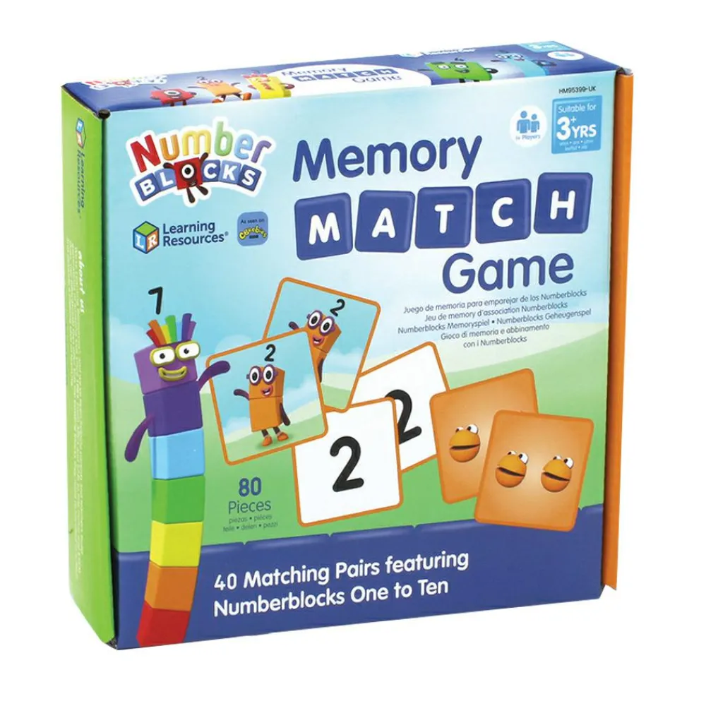 Logik & Talforståelse|Skolesjov<Learning Resources Numberblocks - Huskespil