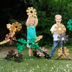 Tumlinge Legetøj<Polydron Octoplay Gigant - Natur, 40 dele