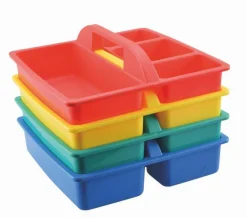 Montessori|Sorterings- & Stablelegetøj< Opbevaringsbakker m. håndtag, 4 stk