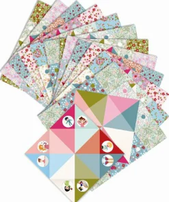 Kreativ Leg<Djeco Origami - Flip-flappere i lyse farver