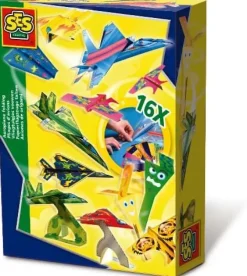 Kreativ Leg<SES Creative Origami - Papirflyvere 16 stk