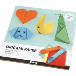 Tegne- & Malegrej<Creativ Company Origami 15 x 15 cm - Basisfarver, 10 ark