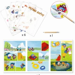 Legetøj Til Ferien|Tegne- & Malegrej<Djeco Overføringsbilleder - Flyvende Sofie