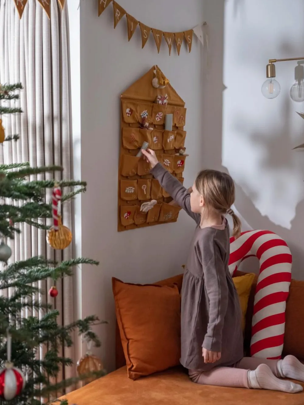 Jul<Fabelab 1-24 pakkekalender m. lommer - Nostalgi