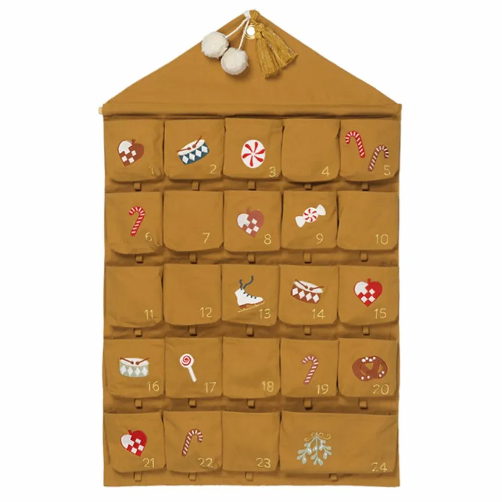 Jul<Fabelab 1-24 pakkekalender m. lommer - Nostalgi