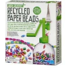 Kreativ Leg<4M Papirperler - Lav selv af genbrugspapir