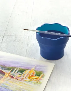 Tegne- & Malegrej<Faber-Castell Penselbøtte, foldbar