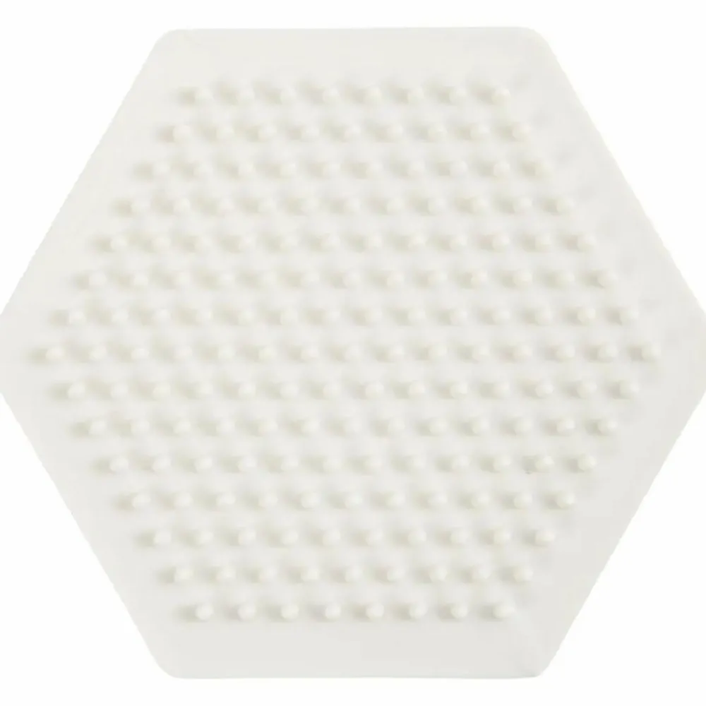 Jul|Kreativ Leg< Perleplade midi - BioBeads, sekskant