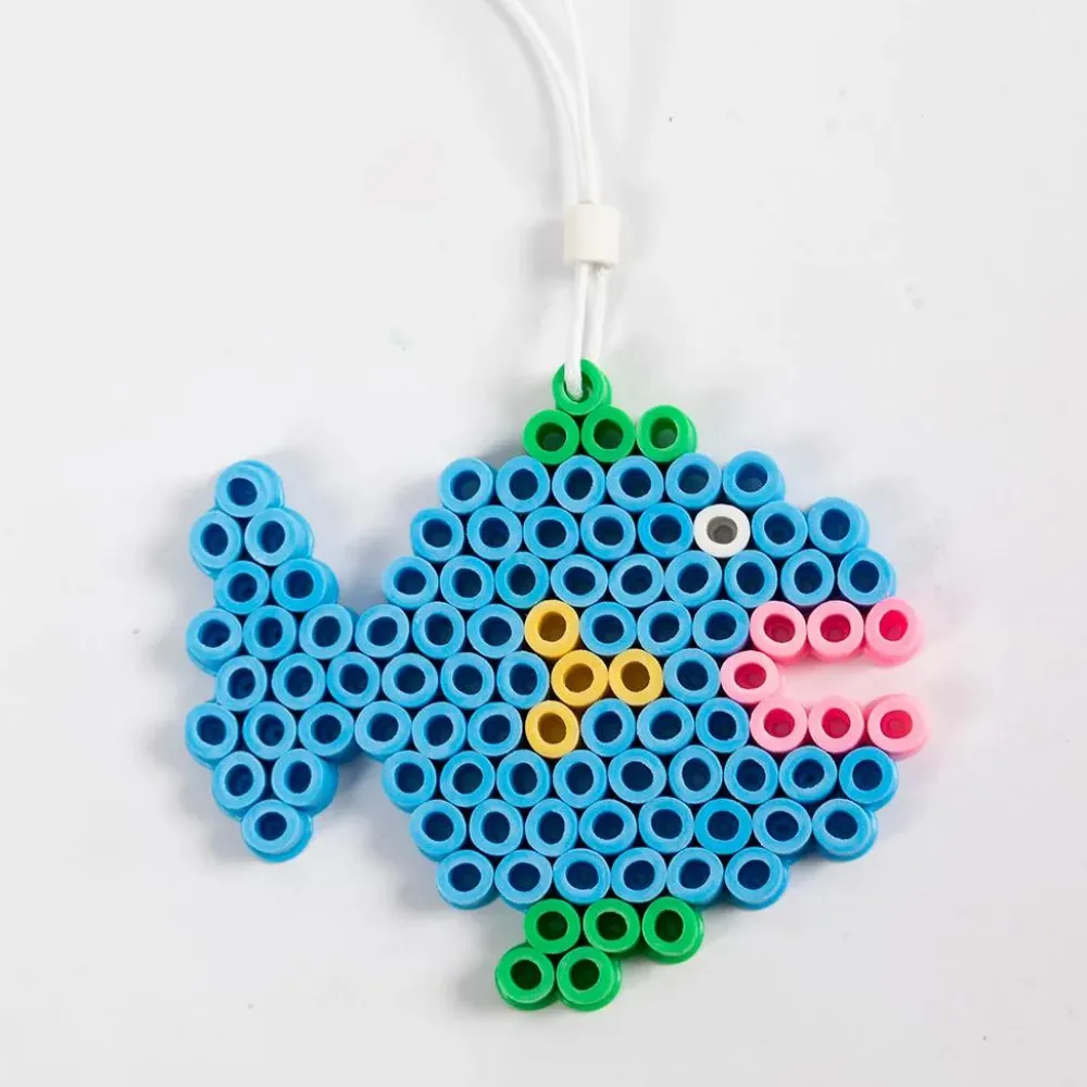 Jul|Kreativ Leg< Perleplade midi - BioBeads, sekskant