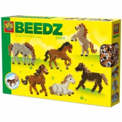 Kreativ Leg<SES Creative Perler - Heste, 2.100 stk