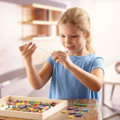 Finmotorik|Lav Selv Smykker<Melissa & Doug Perler i træ - Sommerfugle og hjerter