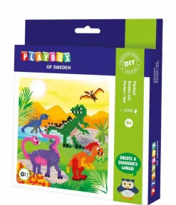 Kreativ Leg<Playbox Perlesæt - Dinosaurer, 2.000 stk