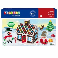 Jul|Kreativ Leg<Playbox Perlesæt - Peberkagehus, 5.000 stk