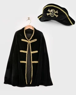 Fastelavn|Udklædningstøj<Den Goda Fen Piratkappe- og hat, str. 3-8 år