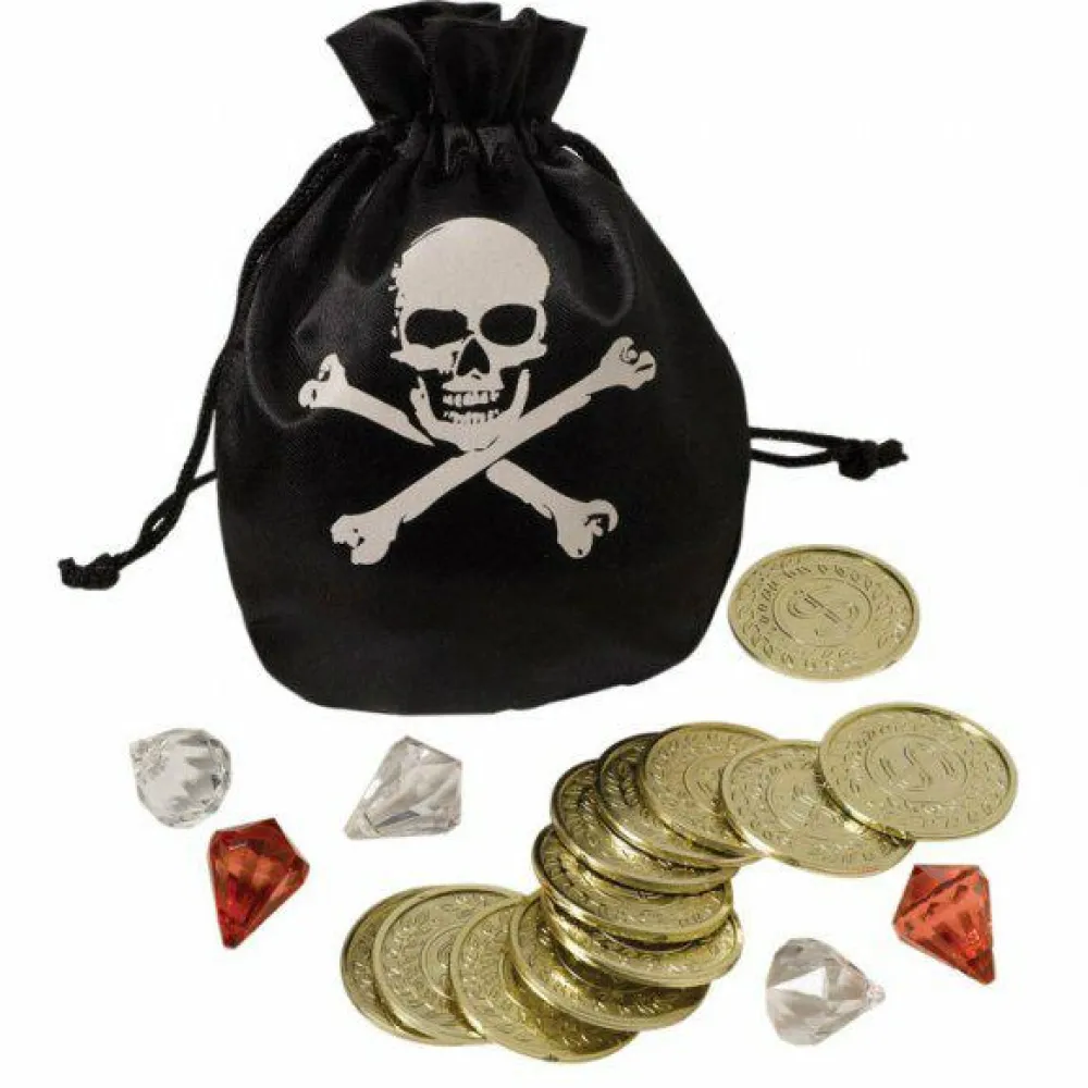 Rolleleg< Piratpung med guld og diamanter