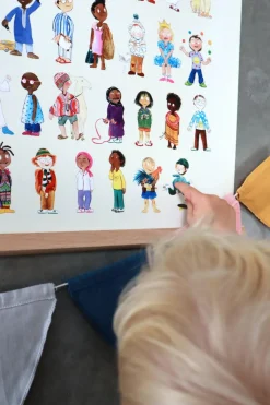Til Børneværelset|Sprog & Leg<Ciha Plakat 50 x 70 cm - Børn som mig