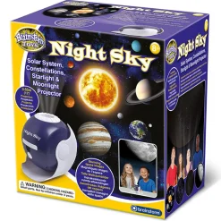 Til Børneværelset|Naturvidenskab<Brainstorm Planetarium projektor - Night Sky