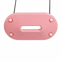Gynger<DICE Plastgynge 45 x 24 cm - Lyserød (sort reb)