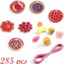 Påske|Lav Selv Smykker<Djeco Plastperler - Blomster, 285 stk.