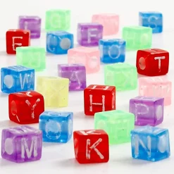 Sprog & Leg|Lav Selv Smykker<Creativ Company Plastperler - Bogstaver A-Z, ca. 1.950 stk