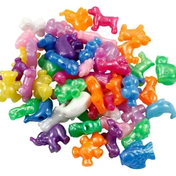 Påske|Lav Selv Smykker<Creativ Company Plastperler - Figurmix dyr, 55 gr. (ca. 32 stk)