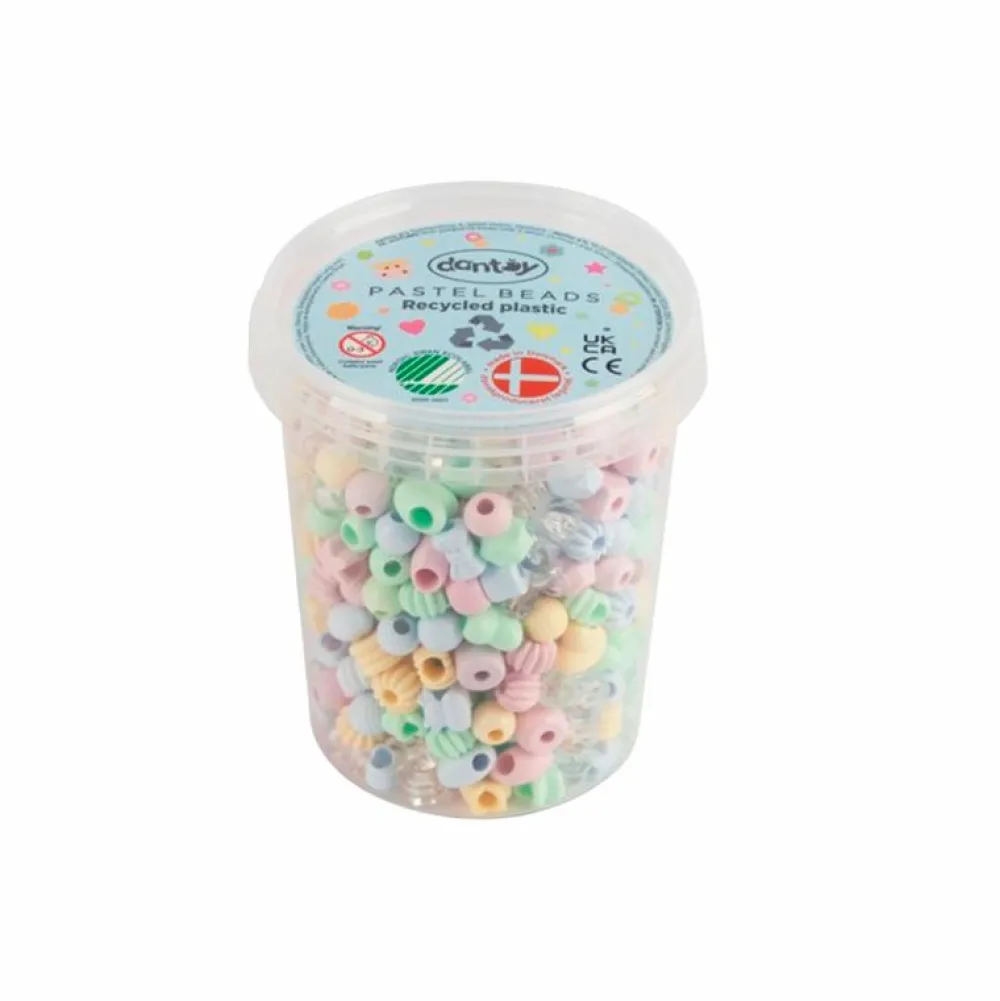 Lav Selv Smykker|Kreativ Leg<Dantoy Plastperler - Pastel, 520 stk