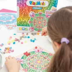 Økologisk Eller Bæredygtig|Kreativ Leg<PlayMais Mosaic Trendy - Mandala, 3.000 stk