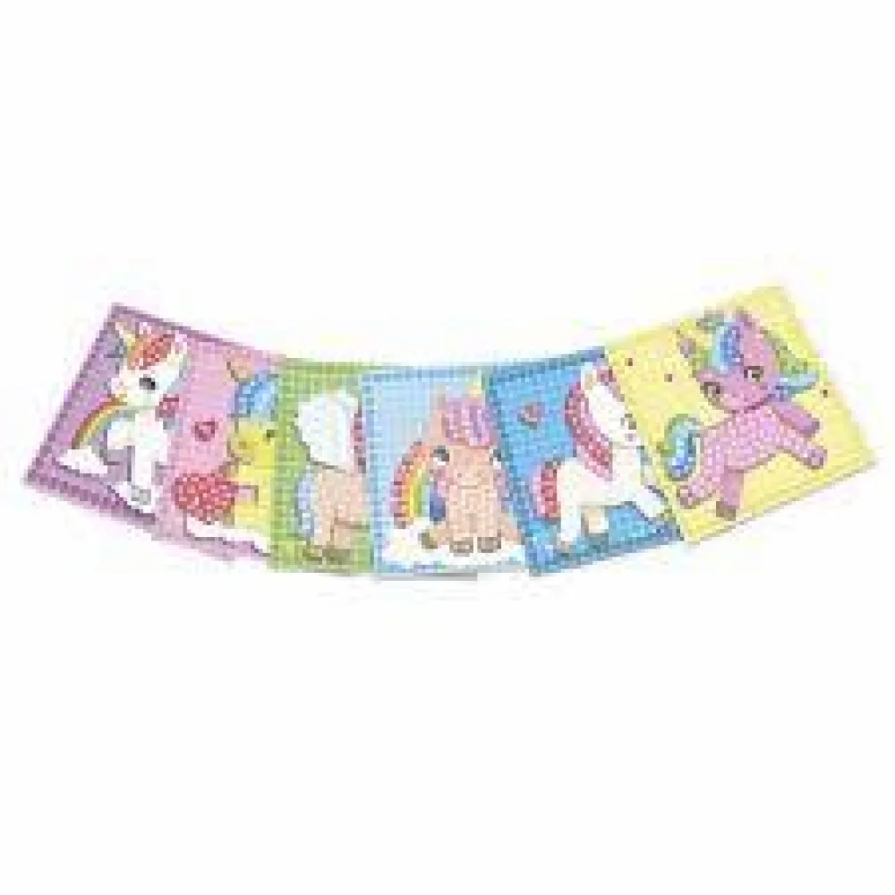 Kreativ Leg<PlayMais Mosaik-kort - Eventyr, 4 x 6 stk