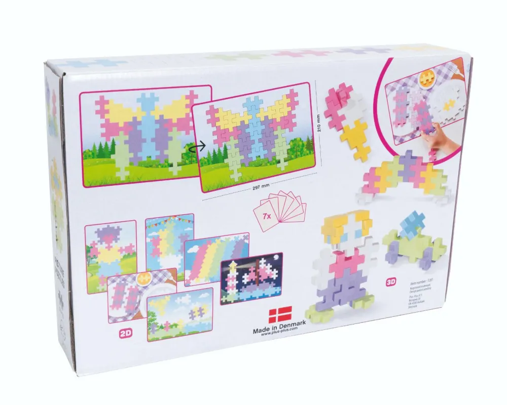 Puslespil<Plus-Plus BIG Pastel - Billedpuslespil, 60 stk