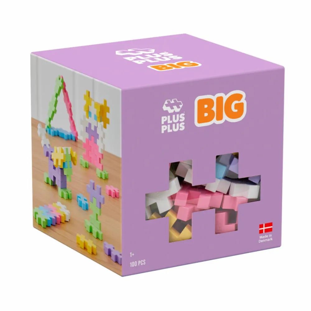 Tumlinge Legetøj|Babylegetøj<Plus-Plus BIG Pastel, 100 stk.