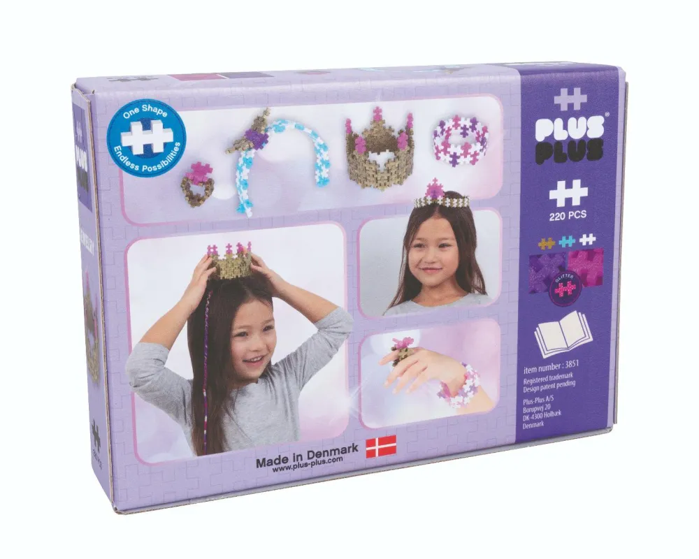Stem Læringslegetøj|Byggesæt<Plus-Plus Glitter - Smykker, 220 stk.