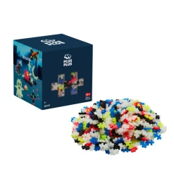 Byggesæt<Plus-Plus Glow Mix, 600 stk