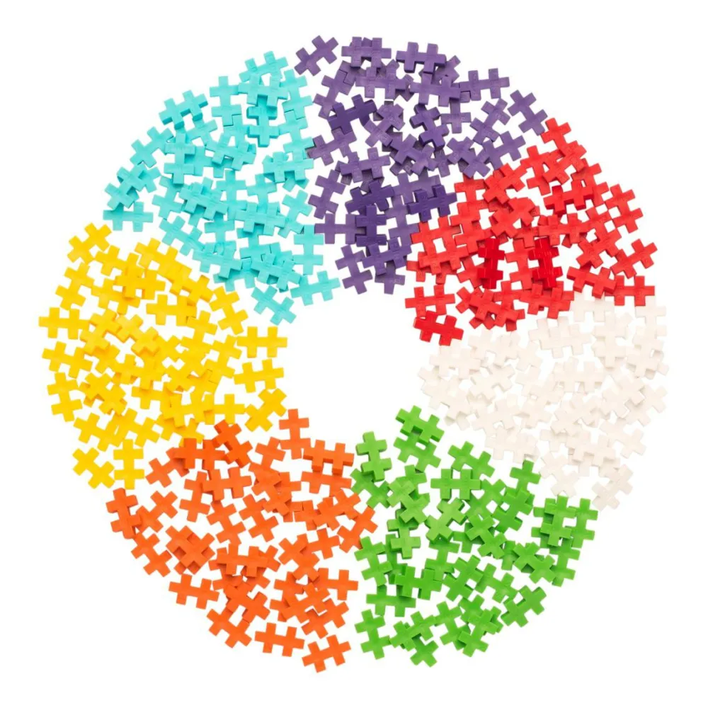 Bygge- & Træklodser<Plus-Plus i rør - Rainbow Mix, 240 stk
