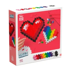 Puslespil|Byggesæt<Plus-Plus - Puzzle By Number, Hjerter 250 stk