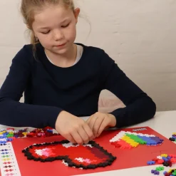 Puslespil|Byggesæt<Plus-Plus - Puzzle By Number, Hjerter 250 stk