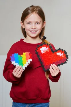 Puslespil|Byggesæt<Plus-Plus - Puzzle By Number, Hjerter 250 stk