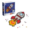 Legetøj Til Ferien|Puslespil<Plus-Plus - Puzzle By Number, Raket 500 stk
