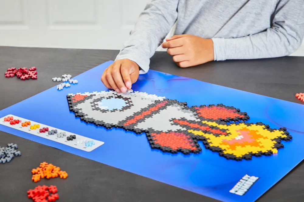 Legetøj Til Ferien|Puslespil<Plus-Plus - Puzzle By Number, Raket 500 stk