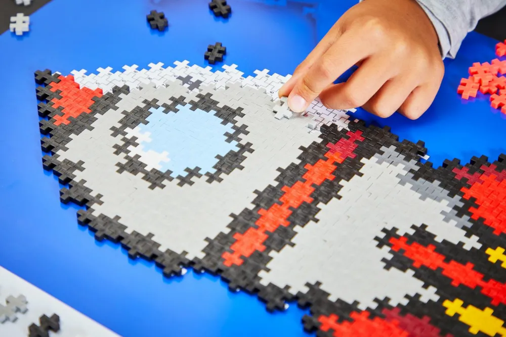 Legetøj Til Ferien|Puslespil<Plus-Plus - Puzzle By Number, Raket 500 stk