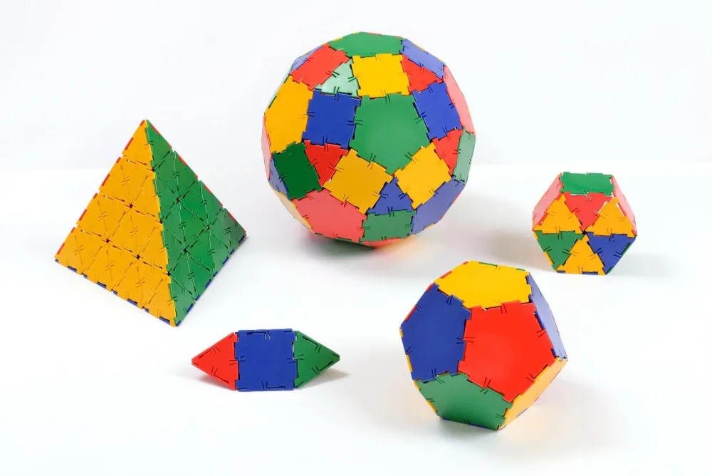Byggesæt<Polydron byggesæt, 164 dele