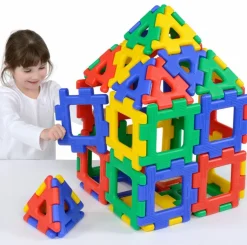 Byggesæt|Tumlinge Legetøj<Polydron Large, 40 dele