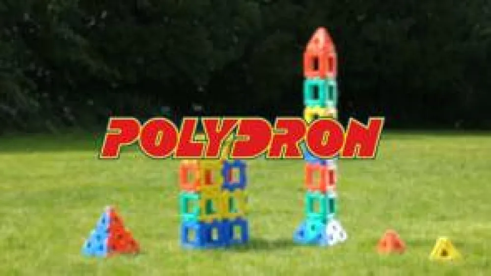 Byggesæt|Tumlinge Legetøj<Polydron Large, 80 dele