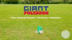 Tumlinge Legetøj|Byggesæt<Polydron Large - Dinosaur, 130 dele
