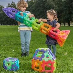 Byggesæt|Tumlinge Legetøj<Polydron Large - Transparent, 60 dele
